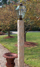 Golden Wheat Lamp Post