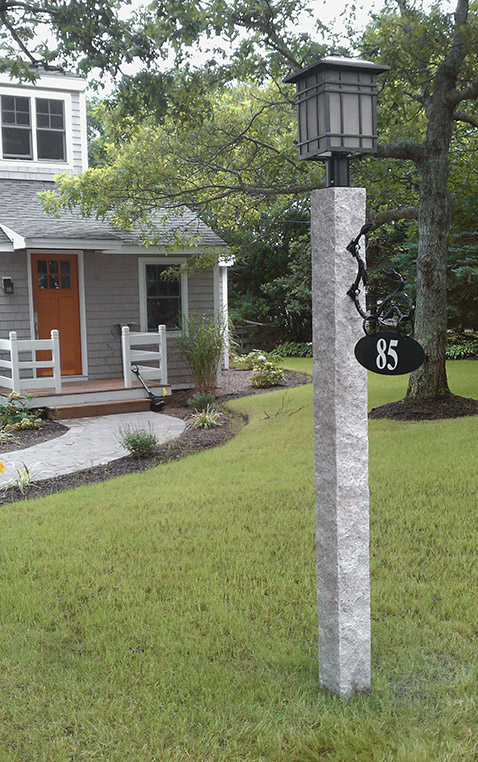 Granite Posts Mailboxes Brackets And, Lamp Post House Signs